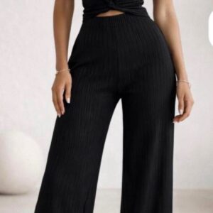 ✨ Conjunto Palazzo Acanalado con Detalle Fruncido ✨